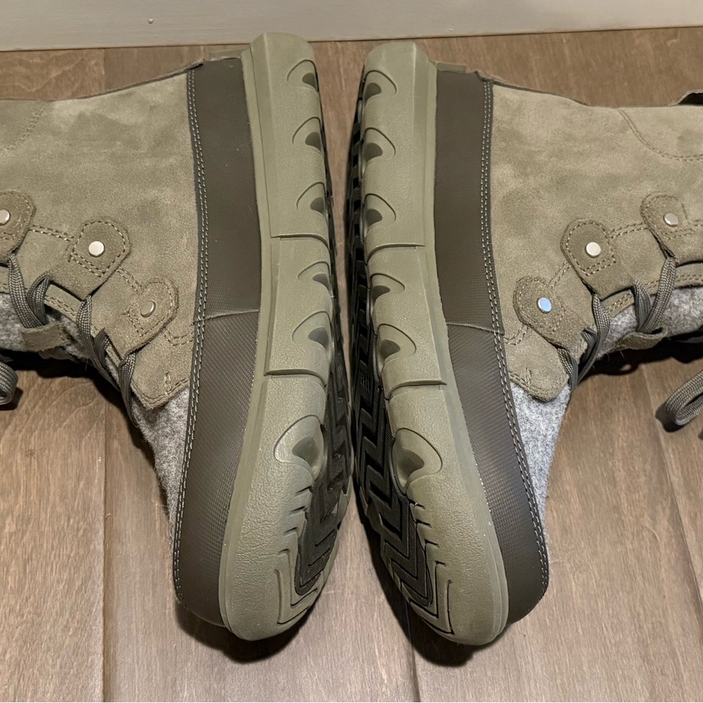Sorel Explorer Next Joan Boots Wmns Sz 9 Green and Gray - Picture 6 of 8
